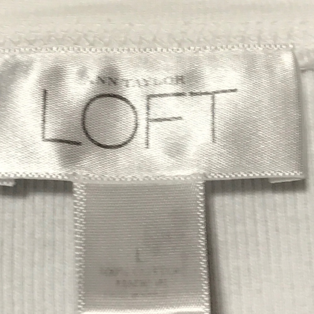 LOFT Tee, 3/4 Sleeve, White - Picture 4 of 4